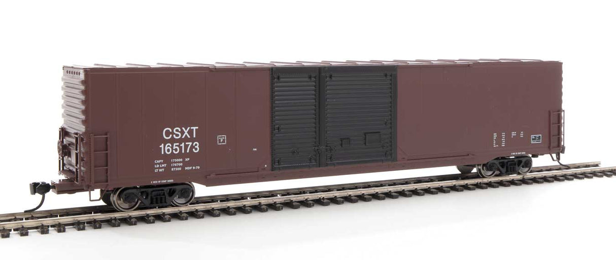 Walthers Mainline 60' Pullman-Standard Auto Parts Boxcar (10' and 6' doors) - Ready to Run -- CSX Transportation #165173 - 910-3204