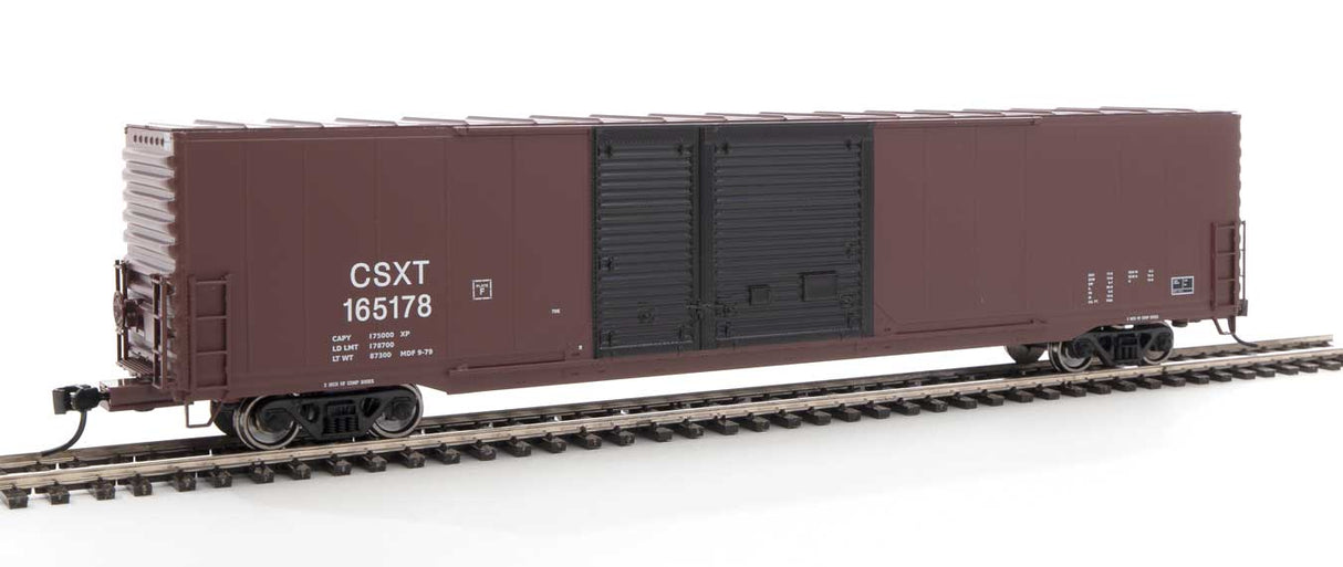 Walthers Mainline 60' Pullman-Standard Auto Parts Boxcar (10' and 6' doors) - Ready to Run -- CSX Transportation #165178 - 910-3205