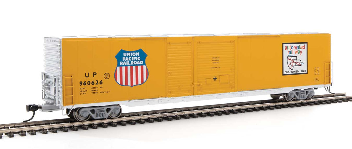 Walthers Mainline 60' Pullman-Standard Auto Parts Boxcar (10' and 6' doors) - Ready to Run -- Union Pacific(R) #960626 - 910-3223