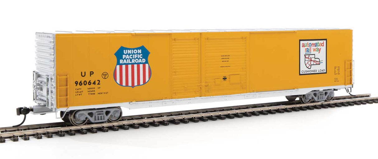 Walthers Mainline 60' Pullman-Standard Auto Parts Boxcar (10' and 6' doors) - Ready to Run -- Union Pacific(R) #960642 - 910-3224