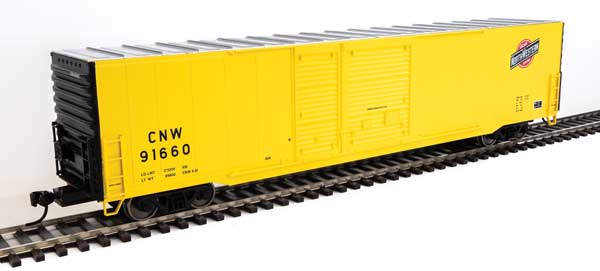 Walthers Mainline 60' Pullman-Standard Auto Parts Boxcar (10' and 6' doors) - Ready to Run -- Chicago & North Western(TM) #91660 - 910-3226