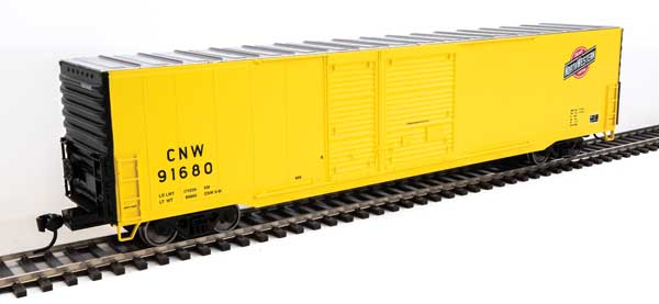 Walthers Mainline 60' Pullman-Standard Auto Parts Boxcar (10' and 6' doors) - Ready to Run -- Chicago & North Western(TM) #91680 - 910-3227