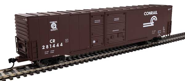 Walthers Mainline 60' Pullman-Standard Auto Parts Boxcar (10' and 6' doors) - Ready to Run -- Conrail #281444 - 910-3229