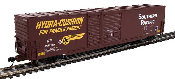 Walthers Mainline 60' Pullman-Standard Auto Parts Boxcar (10' and 6' doors) - Ready to Run -- Southern Pacific(TM) #668000 - 910-3240