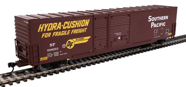 Walthers Mainline 60' Pullman-Standard Auto Parts Boxcar (10' and 6' doors) - Ready to Run -- Southern Pacific(TM) #668053 - 910-3241
