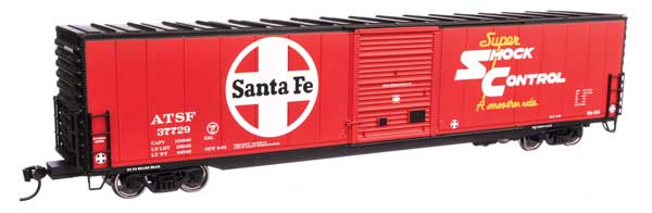 WalthersMainline HO 60' Pullman-Standard Single Door Auto Parts Boxcar - Ready to Run -- Santa Fe #37729