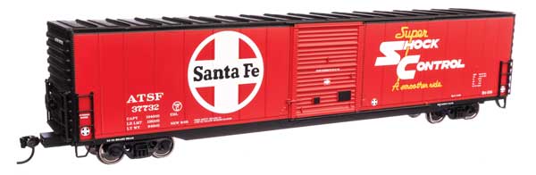 WalthersMainline HO 60' Pullman-Standard Single Door Auto Parts Boxcar - Ready to Run -- Santa Fe #37732