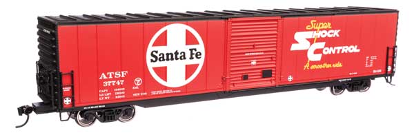 WalthersMainline HO 60' Pullman-Standard Single Door Auto Parts Boxcar - Ready to Run -- Santa Fe #37747