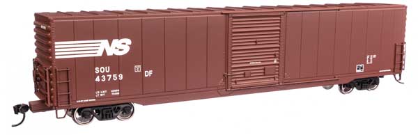 WalthersMainline HO 60' Pullman-Standard Single Door Auto Parts Boxcar - Ready to Run -- Norfolk Southern SOU #43759