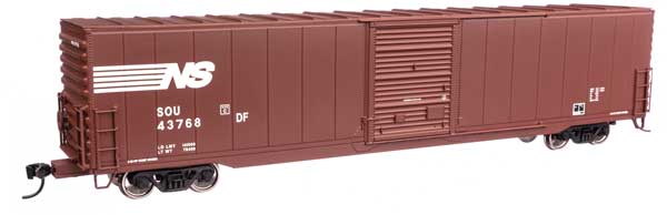 WalthersMainline HO 60' Pullman-Standard Single Door Auto Parts Boxcar - Ready to Run -- Norfolk Southern SOU #43768