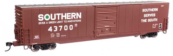 WalthersMainline HO 60' Pullman-Standard Single Door Auto Parts Boxcar - Ready to Run -- Southern Railway #43700