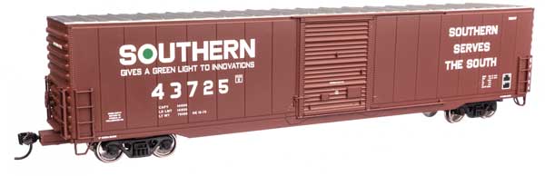WalthersMainline HO 60' Pullman-Standard Single Door Auto Parts Boxcar - Ready to Run -- Southern Railway #43725