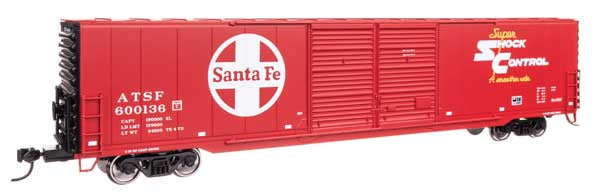 WalthersMainline HO 60' Pullman-Standard Double Door Auto Parts Boxcar - Ready to Run -- Santa Fe (ATSF) #600136