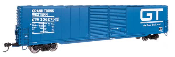 WalthersMainline HO 60' Pullman-Standard Double Door Auto Parts Boxcar - Ready to Run -- Grand Trunk Western (GTW) #306275