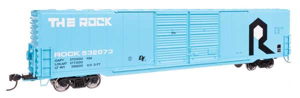 WalthersMainline HO 60' Pullman-Standard Double Door Auto Parts Boxcar - Ready to Run -- Rock Island (RI) #532073