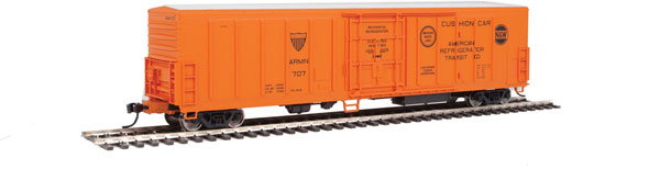 Walthers Mainline 57' Mechanical Reefer - Ready to Run -- American Refrigerator Transit(TM) ARMN #707 (orange, black) - 910-3902