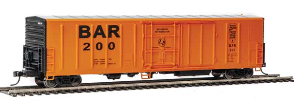 Walthers Mainline 57' Mechanical Reefer - Ready to Run -- Bangor & Aroostook #200 (orange, black) - 910-3905