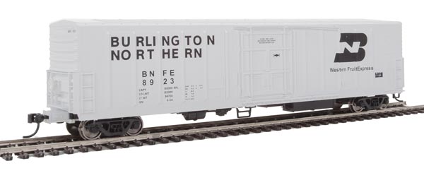 Walthers Mainline 57' Mechanical Reefer - Ready to Run -- Burlington Northern BNSF #8923 (white, black, BN Logo) - 910-3930