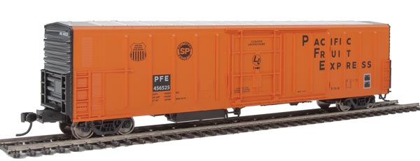 Walthers Mainline 57' Mechanical Reefer - Ready to Run -- Pacific Fruit Express(TM) #456525 (orange, black) - 910-3934