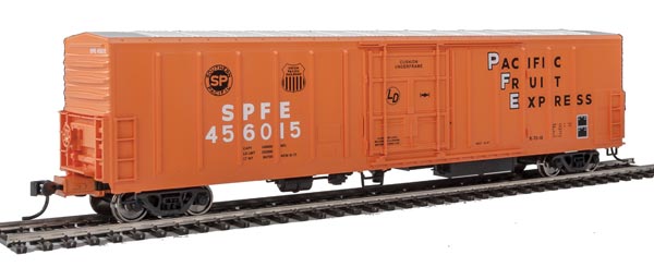 Walthers Mainline 57' Mechanical Reefer - Ready to Run -- Southern Pacific Fruit Express(TM) #456015 (orange, black, white) - 910-3940