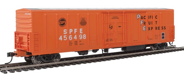 Walthers Mainline 57' Mechanical Reefer - Ready to Run -- Southern Pacific Fruit Express(TM) #456498 (orange, black, white) - 910-3942