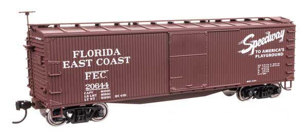 WalthersMainline HO 40' Double Sheathed Wood Boxcar - Ready to Run -- Florida East Coast #20644
