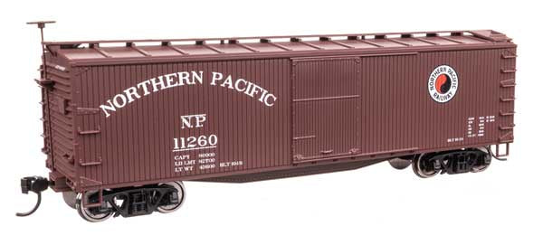 WalthersMainline HO 40' Double Sheathed Wood Boxcar - Ready to Run -- Northern Pacific #11260