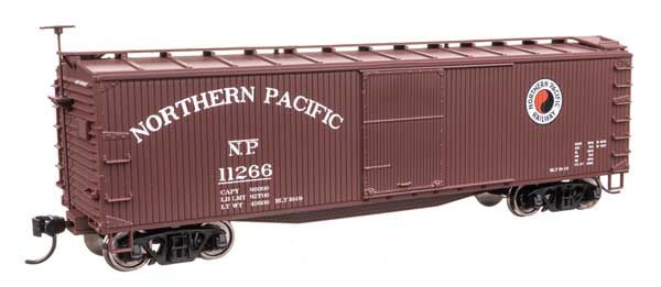 WalthersMainline HO 40' Double Sheathed Wood Boxcar - Ready to Run -- Northern Pacific #11266