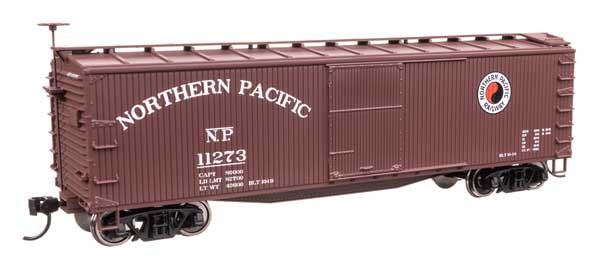 WalthersMainline HO 40' Double Sheathed Wood Boxcar - Ready to Run -- Northern Pacific #11273