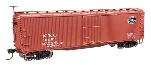 WalthersMainline HO 40' Double Sheathed Wood Boxcar - Ready to Run -- New York Central #161192