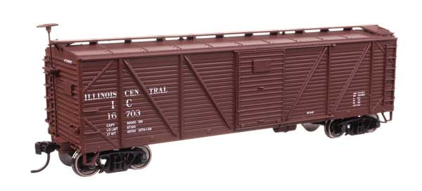 WalthersMainline HO 40' ARA Single Sheathed Boxcar - Ready to Run -- Illinois Central #16703