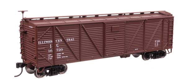 WalthersMainline HO 40' ARA Single Sheathed Boxcar - Ready to Run -- Illinois Central #16720