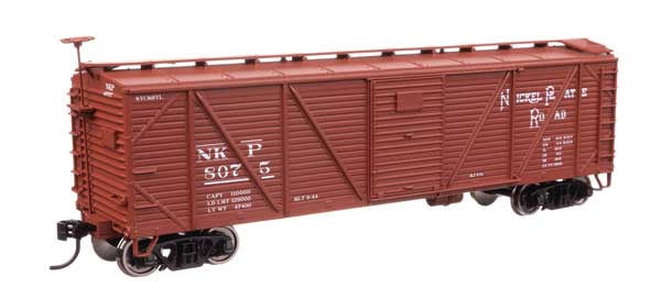 WalthersMainline HO 40' ARA Single Sheathed Boxcar - Ready to Run -- Nickel Plate Road #8075