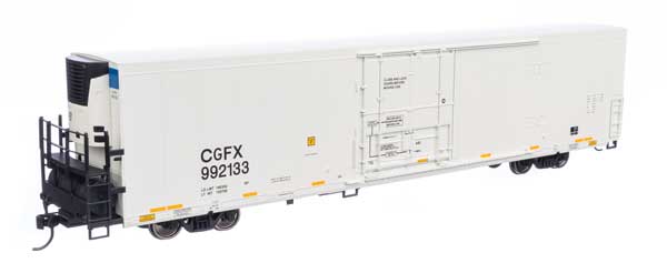 WalthersMainline HO 72' Modern Refrigerator Boxcar - Ready to Run -- Cedar Grove Logistics, LLC CGFX #992133