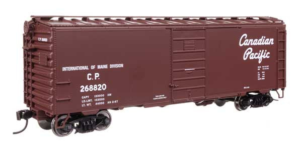 WalthersMainline HO 40' PS-1 Boxcar - Ready to Run -- Canadian Pacific (CP) #268820