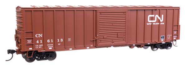 50' ACF Exterior Post Dreadnaught End Plate B Boxcar - Ready to Run -- Canadian National #416113