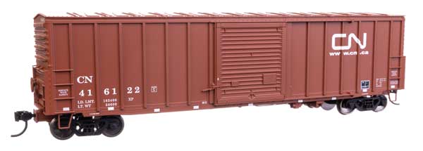 50' ACF Exterior Post Dreadnaught End Plate B Boxcar - Ready to Run -- Canadian National #416122