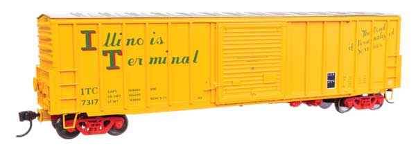 50' ACF Exterior Post Dreadnaught End Plate B Boxcar - Ready to Run -- Illinois Terminal #7317