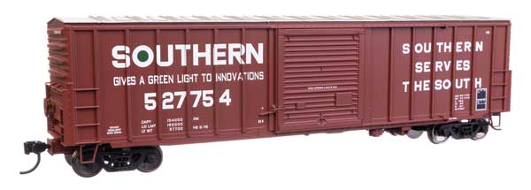 50' ACF Exterior Post Dreadnaught End Plate B Boxcar - Ready to Run -- Southern Railway #527754