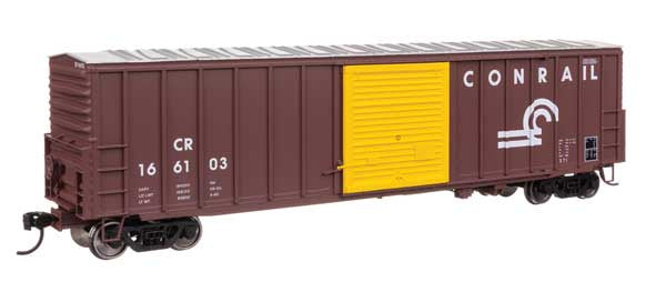 WalthersMainline HO 50' ACF Exterior Post Dreadnaught End Plate B Boxcar - Ready to Run -- Conrail #166103