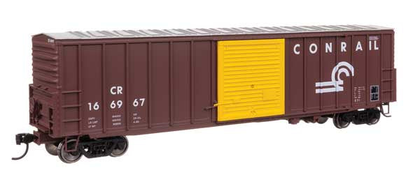 WalthersMainline HO 50' ACF Exterior Post Dreadnaught End Plate B Boxcar - Ready to Run -- Conrail #166967