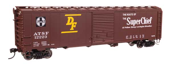 WalthersMainline HO 50' AAR Single Door Boxcar - Ready to Run -- Santa Fe #12223