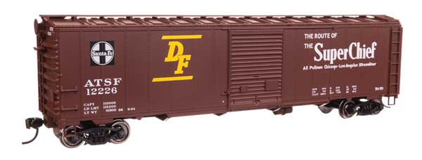 WalthersMainline HO 50' AAR Single Door Boxcar - Ready to Run -- Santa Fe #12226