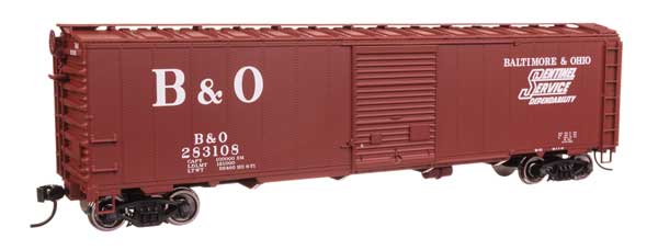WalthersMainline HO 50' AAR Single Door Boxcar - Ready to Run -- Baltimore & Ohio #283108