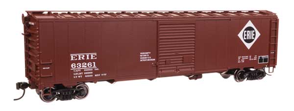 WalthersMainline HO 50' AAR Single Door Boxcar - Ready to Run -- Erie #63261