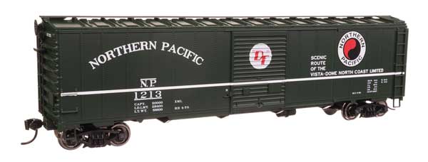 WalthersMainline HO 50' AAR Single Door Boxcar - Ready to Run -- Northern Pacific #1213