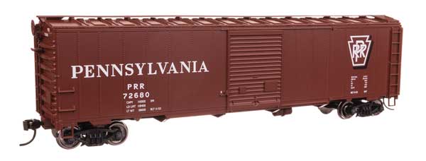 WalthersMainline HO 50' AAR Single Door Boxcar - Ready to Run -- Pennsylvania Railroad #72680