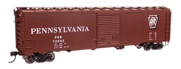 WalthersMainline HO 50' AAR Single Door Boxcar - Ready to Run -- Pennsylvania Railroad #72992