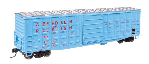 WalthersMainline HO 50' Waffle Side Boxcar - Ready To Run -- Aberdeen & Rockfish #1520 (Superior Door)