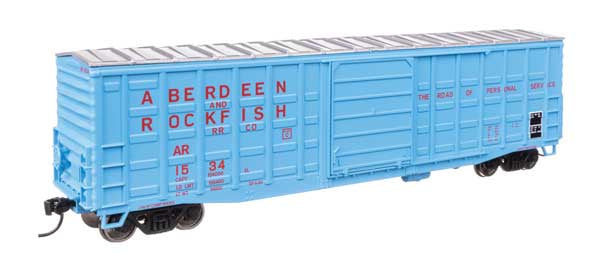 WalthersMainline HO 50' Waffle Side Boxcar - Ready To Run -- Aberdeen & Rockfish #1534 (Superior Door)
